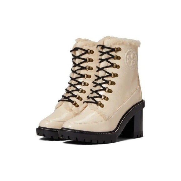 Tory Birch Miller 95 mm Shearling Lug Sole Bootie 9.5M - Picture 1 of 4